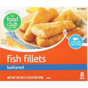 Food Club Battered Fish Fillets 8 ea