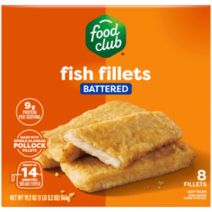 Food Club Battered Fish Fillets 8 Each