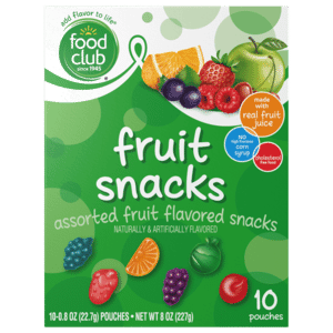 Food Club Assorted Fruit Snacks 10 ea