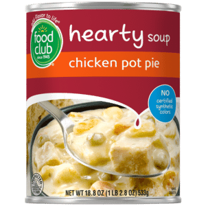 Food Club Chicken Pot Pie Hearty Soup 18.8 oz