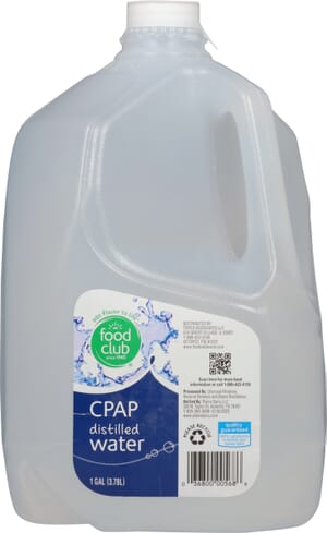 Food Club CPAP Distilled Water 1 gal