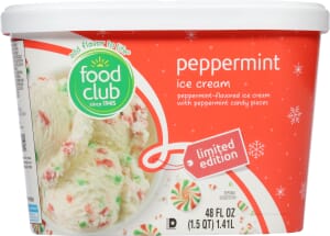 Food Club Peppermint Ice Cream 48 fl oz