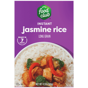 Food Club Instant Long Grain Jasmine Rice 12 oz