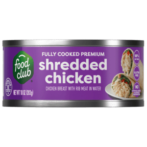 Food Club Fully Cooked Premium Shredded Chicken 10 oz