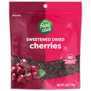 Food Club Dried Sweetened Cherries 6 oz