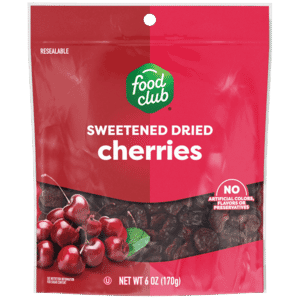 Food Club Sweetened Dried Cherries 6 oz