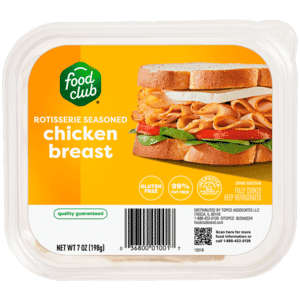 Food Club Rotisserie Seasoned Chicken Breast 7 oz