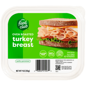 Food Club Oven Roasted Turkey Breast 9 oz