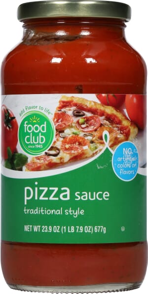 Food Club Traditional Style Pizza Sauce 23.9 oz