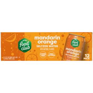 Food Club Mandarin Oranges Seltzer Water 12 – 12 fl oz Cans