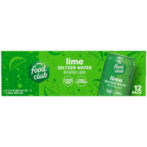 Food Club Lime Seltzer Water 12 – 12 fl oz Cans