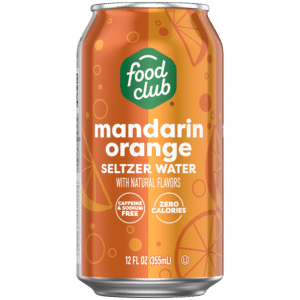 Food Club Mandarin Orange Seltzer Water 12 fl oz