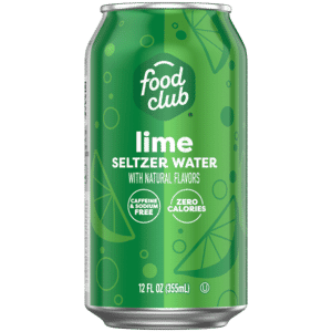 Food Club Lime Seltzer Water 12 fl oz