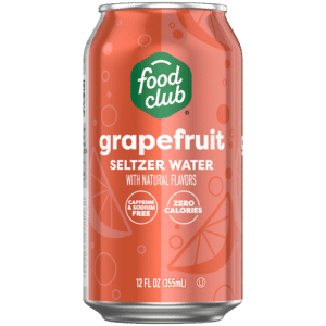 Food Club Grapefruit Seltzer Water 12 fl oz