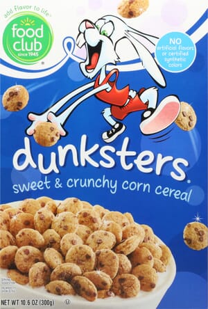 Food Club Dunksters Cereal 10.6 oz