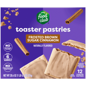 Food Club Frosted Brown Sugar Cinnamon Toaster Pastries 12 Each