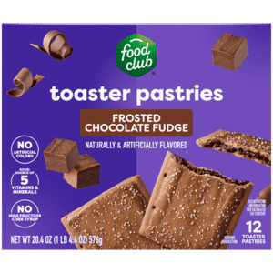 Food Club Frosted Chocolate Fudge Toaster Pastries 12 Each