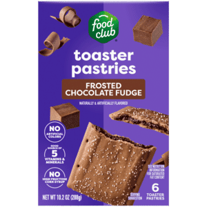 Food Club Frosted Chocolate Fudge Toaster Pastries 6 Each