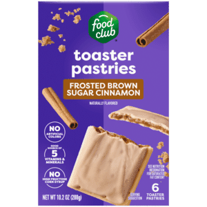 Food Club Frosted Brown Sugar Cinnamon Toaster Pastries 6 Each