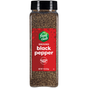 Food Club Ground Black Pepper 11 oz