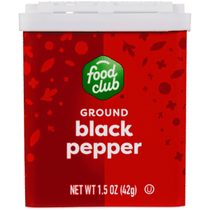 Food Club Ground Black Pepper 1.5 oz