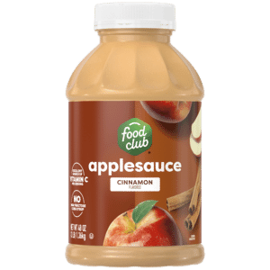 Food Club Cinnamon Flavored Applesauce 48 oz