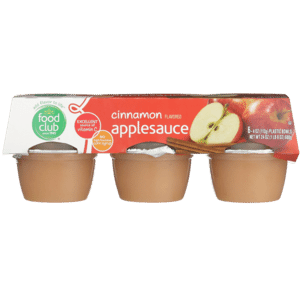 Cinnamon Flavored Applesauce