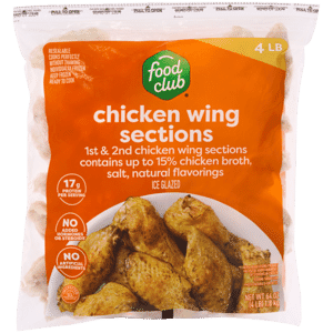 Food Club Chicken Wing Sections 64 oz