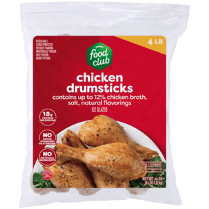 Food Club Ice Glazed Chicken Drumsticks 64 oz