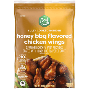 Food Club Honey BBQ Flavored Chicken Wings 32 oz