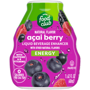 Food Club Energy Acai Berry Liquid Beverage Enhancer 1.62 fl oz