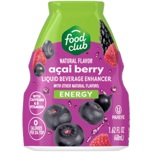 Food Club Energy Acai Berry Liquid Beverage Enhancer 1.62 fl oz
