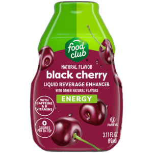 Food Club Energy Black Cherry Liquid Beverage Enhancer 3.11 fl oz