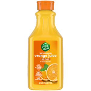 Food Club 100% Premium No Pulp Orange Juice 46 fl oz