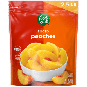 Food Club Sliced Peaches 40 oz