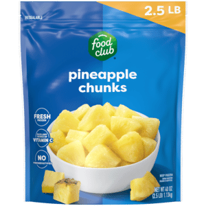 Food Club Chunks Pineapple 40 oz