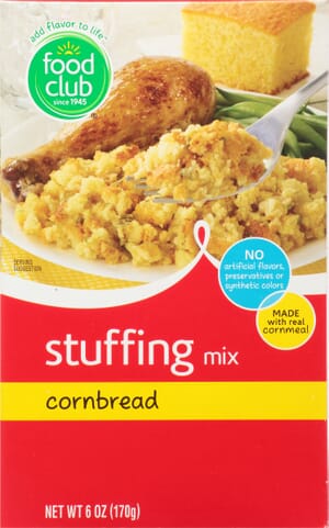 Food Club Cornbread Stuffing Mix 6 oz