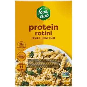 Food Club Grain & Legume Pasta Protein Rotini 14.5 oz