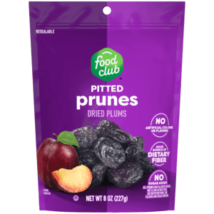 Food Club Pitted Prunes Dried Plums 8 oz