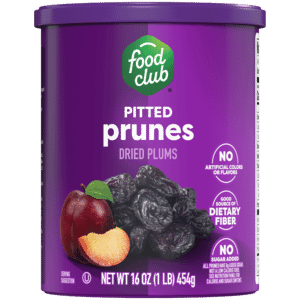 Food Club Dried Plums Pitted Prunes 16 oz