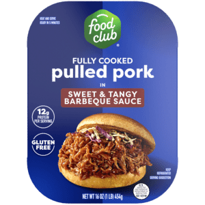Food Club Pulled Pork in Sweet & Tangy Barbeque Sauce 16 oz