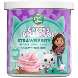 Food Club Gabby’s Dollhouse Strawberry Creamy Frosting 16 oz