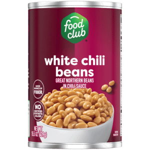 Food Club White Chili Beans 15.5 oz