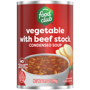 Food Club Vegetable with Beef Stock Condensed Soup 10.5 oz