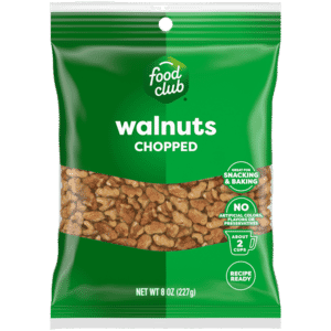 Food Club Chopped Walnuts 8 oz