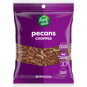 Food Club Chopped Pecans 8 oz