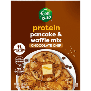 Food Club Protein Chocolate Chip Pancake & Waffle Mix 18 oz