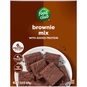 Food Club Brownie Mix with Added Protein 14.8 oz