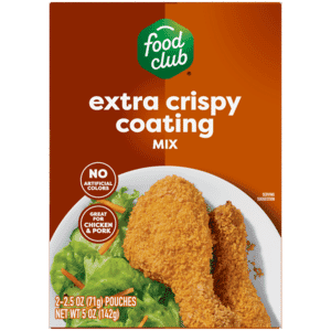 Food Club Extra Crispy Coating Mix 2 – 2.5 oz Pouches