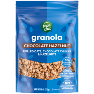 Food Club Chocolate Hazelnut Granola 11 oz